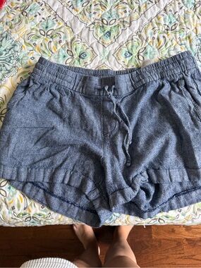 Old Navy Blue Elastic-Waist Casual Short